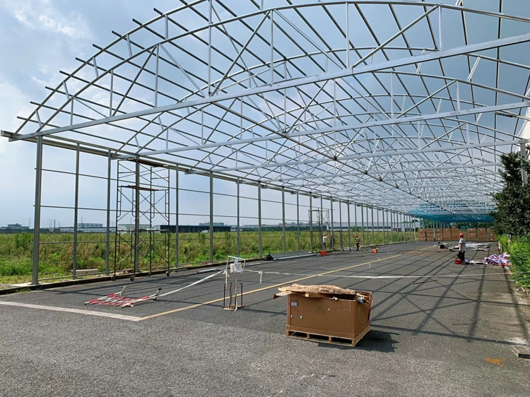 摩拓乐阳光雨棚搭建安装